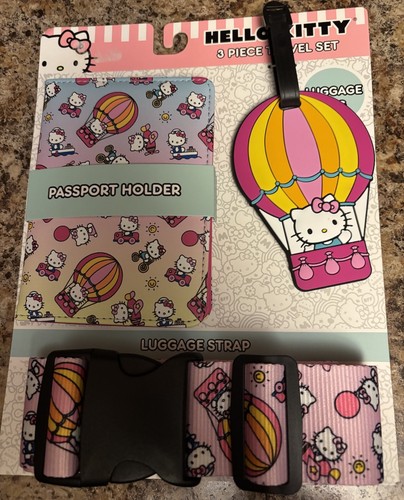 Set accessori viaggio hello - set,