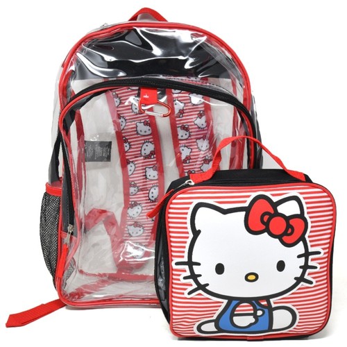 Zaino trasparente hello kitty - zaino,
