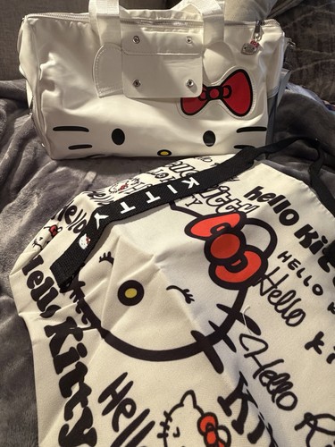 Borsone sanrio hello kitty set - sanrio,